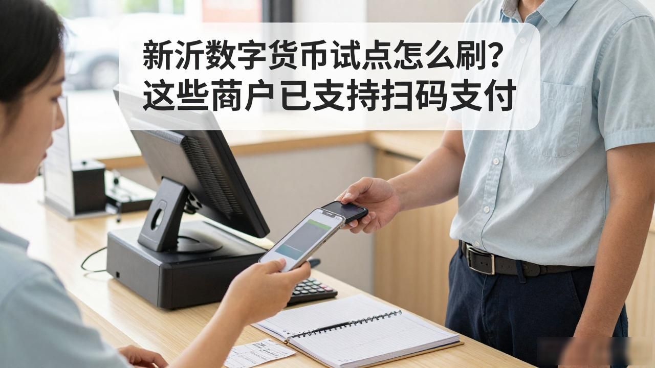 新沂数字货币试点怎么刷？这些商户已支持扫码支付