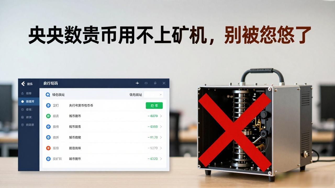 央行数字货币用不上矿机,别被忽悠了