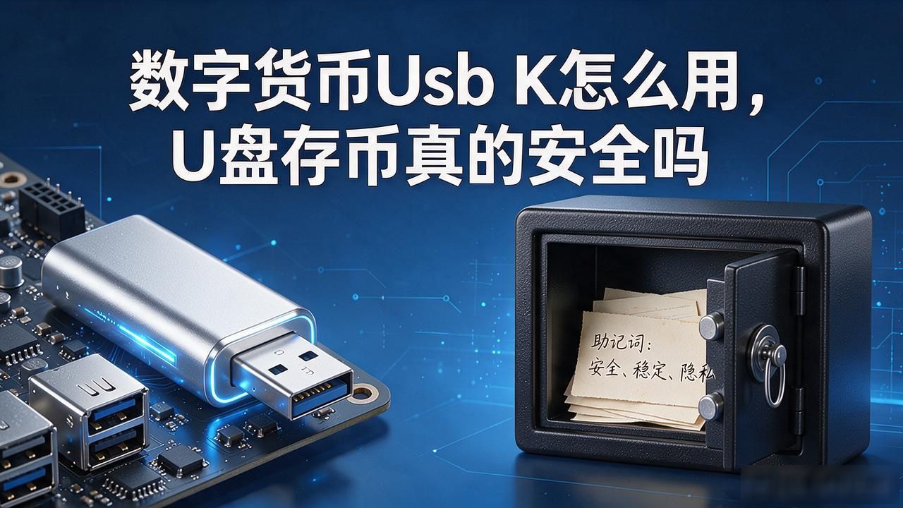 数字货币Usb K怎么用，U盘存币真的安全吗