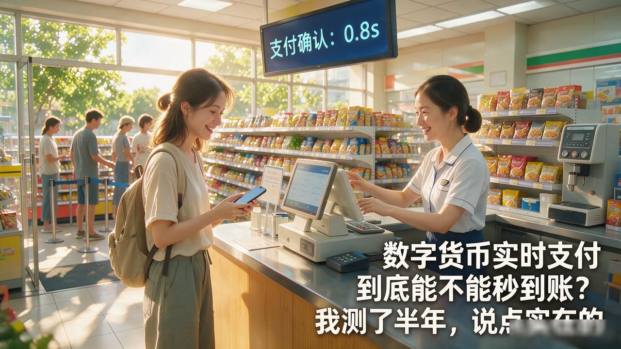 数字货币实时支付到底能不能秒到账？我测了半年，说点实在的