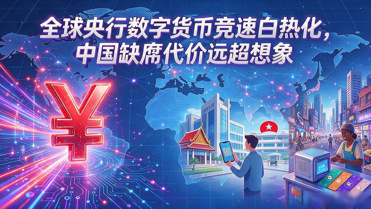 全球央行数字货币竞速白热化，中国缺席代价远超想象
