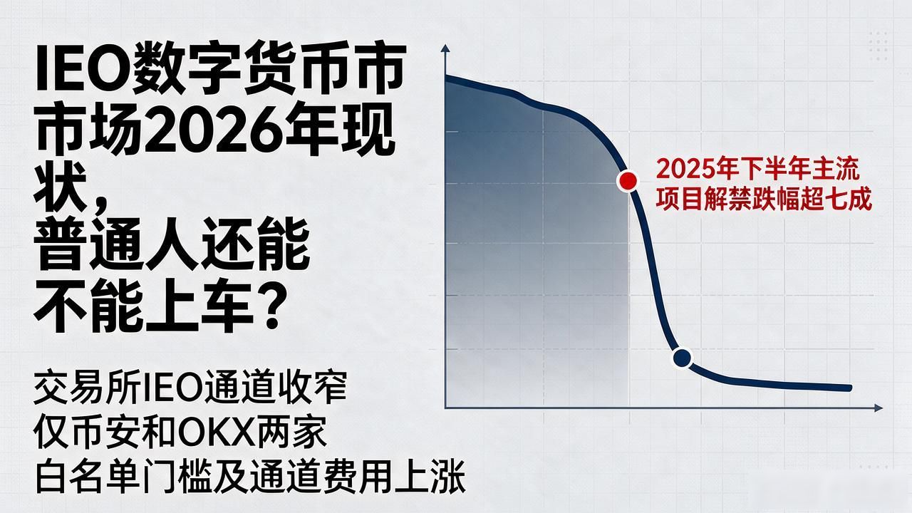 IEO数字货币市场2026年现状，普通人还能不能上车