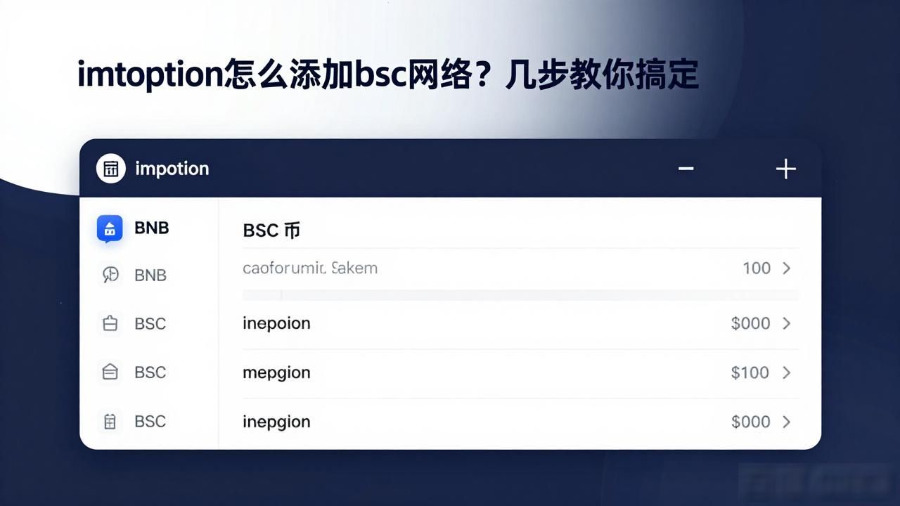 imtoken怎么添加bsc网络?几步教你搞定