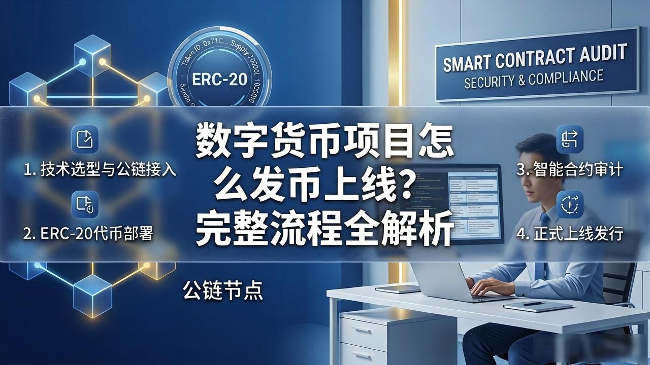 数字货币项目怎么发币上线?完整流程全解析