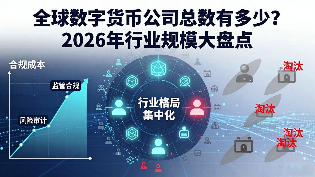 全球数字货币公司总数有多少？2026年行业规模大盘点