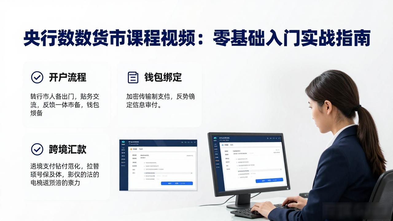 央行数字货币课程视频:零基础入门实战指南